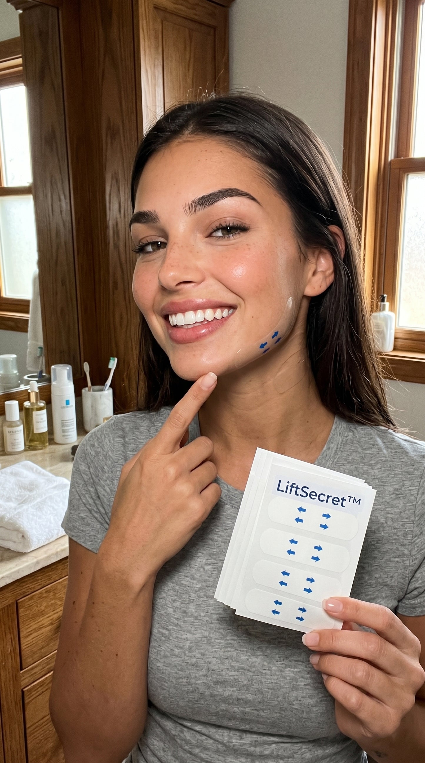 NEBULIX LiftSecret™ — Invisible Face Lift Tape Stickers | Instant Lift | Undetectable Under Makeup