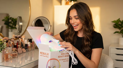 NEBULIX Glow Mask™ — 7-Color LED Light Therapy Face Mask | Anti-Aging, Acne & Skin Rejuvenation