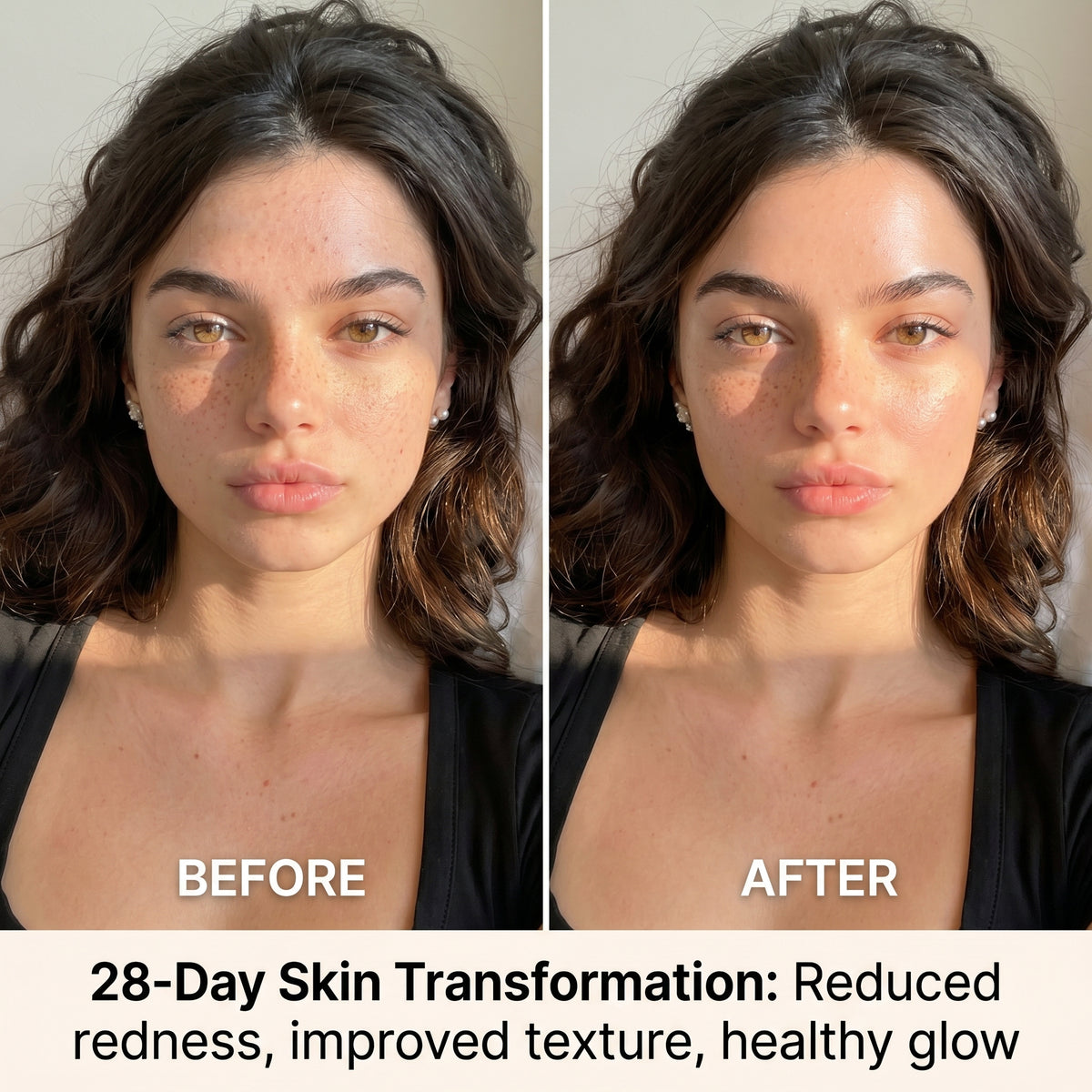 NEBULIX Glow Mask before and after results