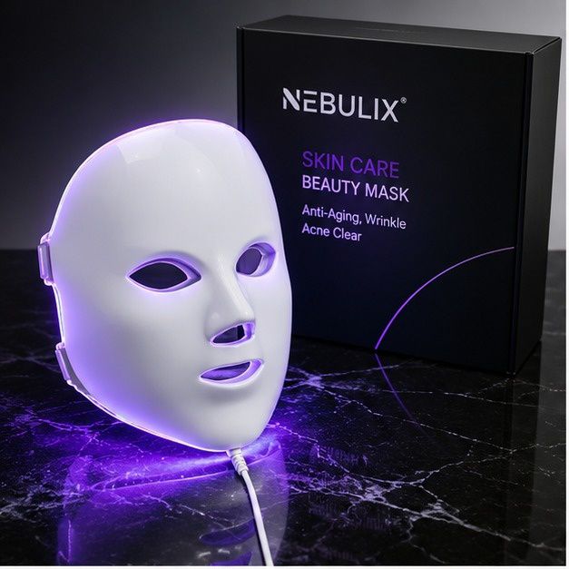 NEBULIX Glow Mask LED face mask with premium box packaging